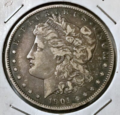 1901-O Morgan Silver Dollar - Very Fine Dark