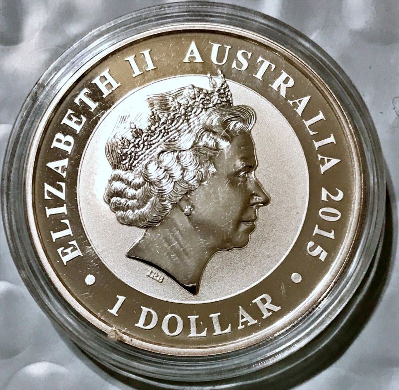 2015 Australia 1 oz .999 25th Anniversity Silver Kookaburra - Image 2