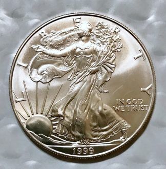 1999 American Silver Eagle 1 oz - Factory Flawed