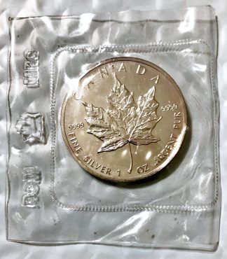1988 Canada 1 oz .9999 Silver Maple Leaf - 1st Year Mint Sealed