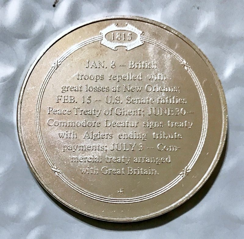 1969 Franklin Mint Jackson Victory .925 Silver Collectible - Image 2
