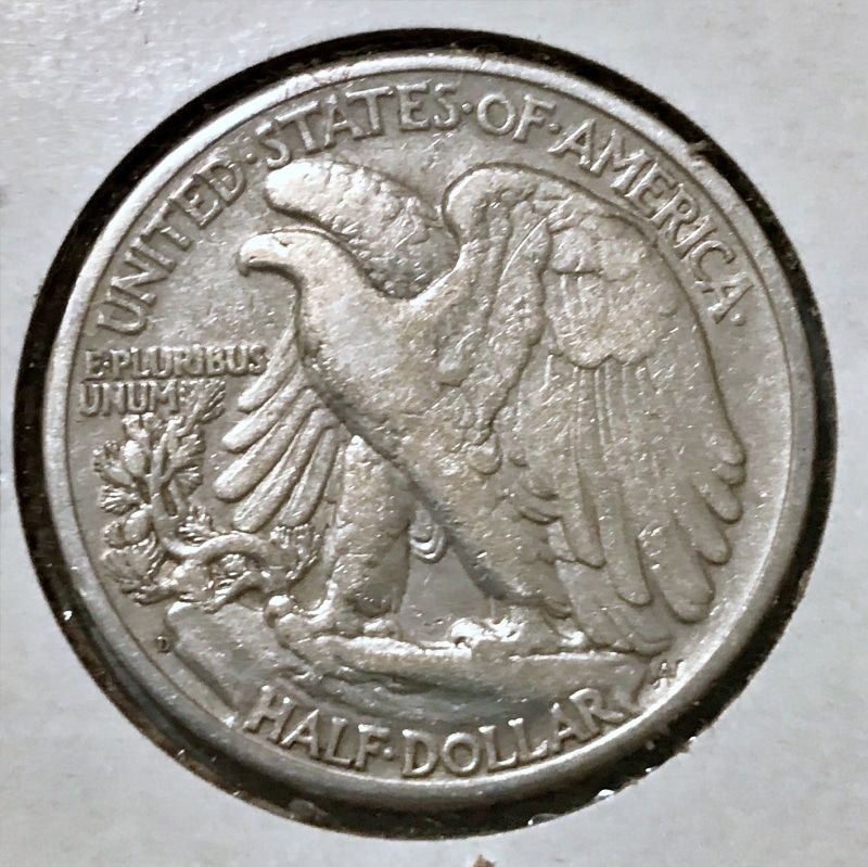 1944-D Silver Walking Liberty Half Dollar - Image 2