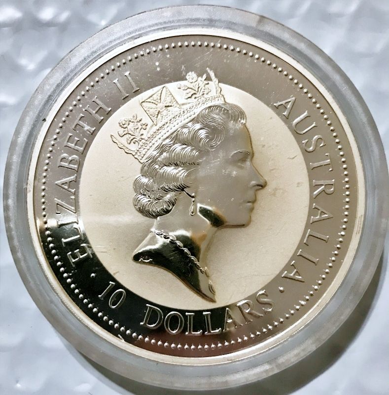 1997 10oz Australian Perth Mint Silver Kookaburra - Image 2
