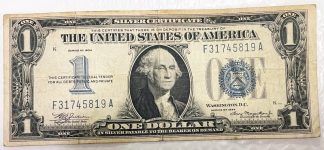 1934 $1 One Dollar Funnyback Silver Certificate
