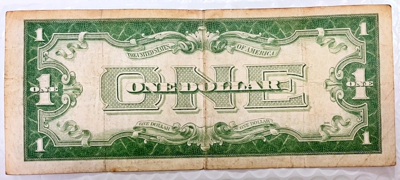 1934 $1 One Dollar Funnyback Silver Certificate - Image 2