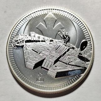 2021 Niue Star Wars; Millennium Falcon - 1 Oz .999 Silver