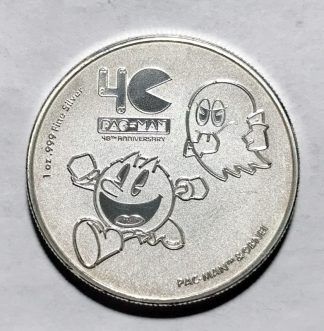 2020 1 oz Niue Silver PAC-MAN 40th Anniversary Coin