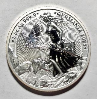 2023 Lady Germania 5 Mark 1 oz Silver Coin