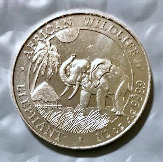 2017 Somalia Elephant 1/2 oz .9999 Silver
