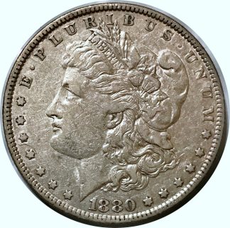 1880-O Morgan Silver Dollar - VF