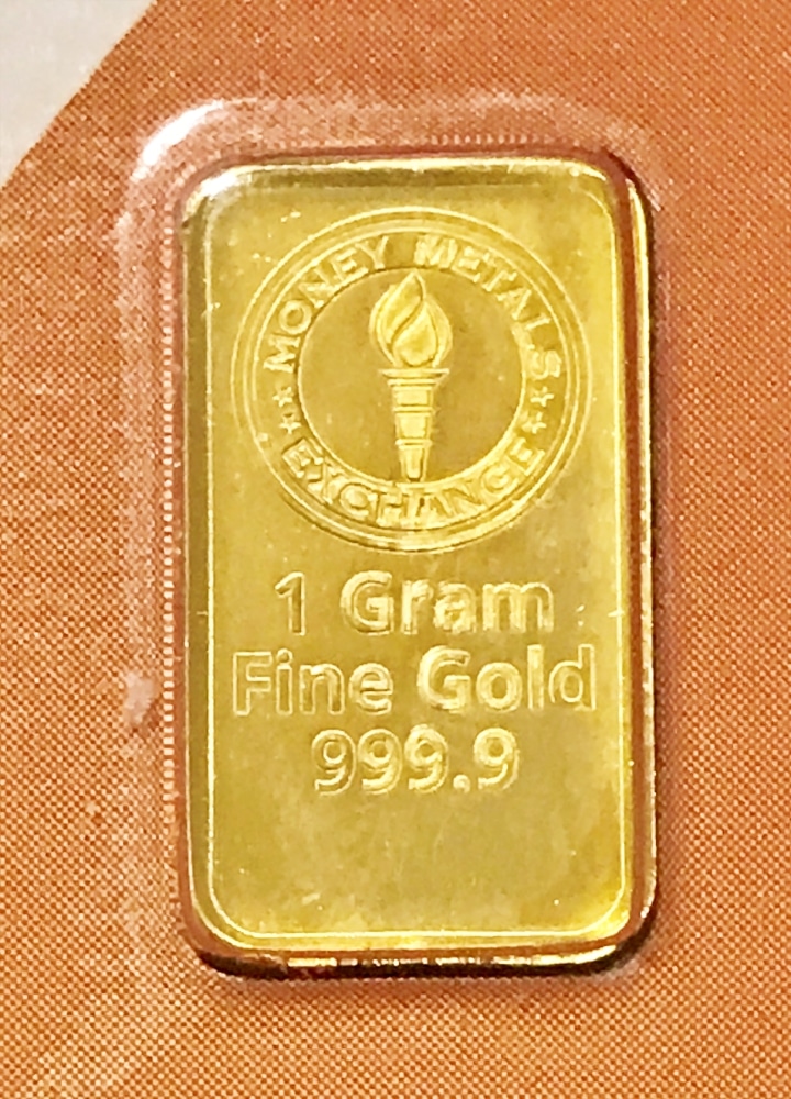 Money Metals Certified 1g .9999 Gold Bar - Image 2