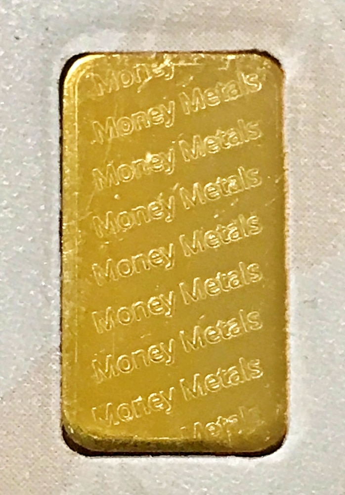 Money Metals Certified 1g .9999 Gold Bar - Image 3