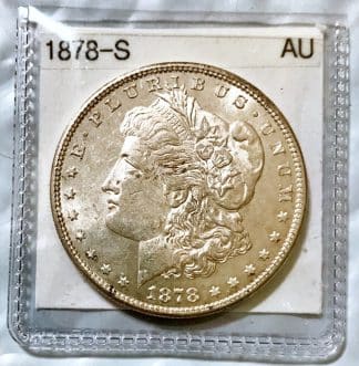 1878-S Morgan Silver Dollar AU