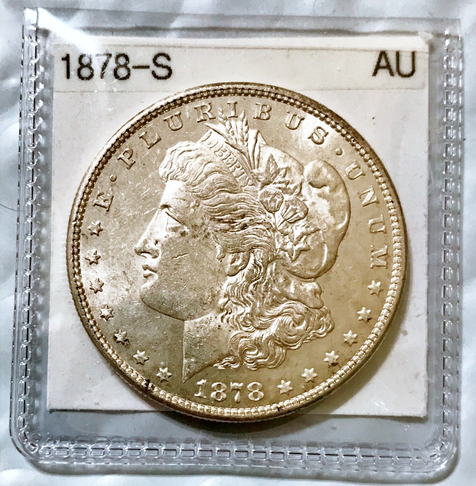 1878-S Morgan Silver Dollar AU